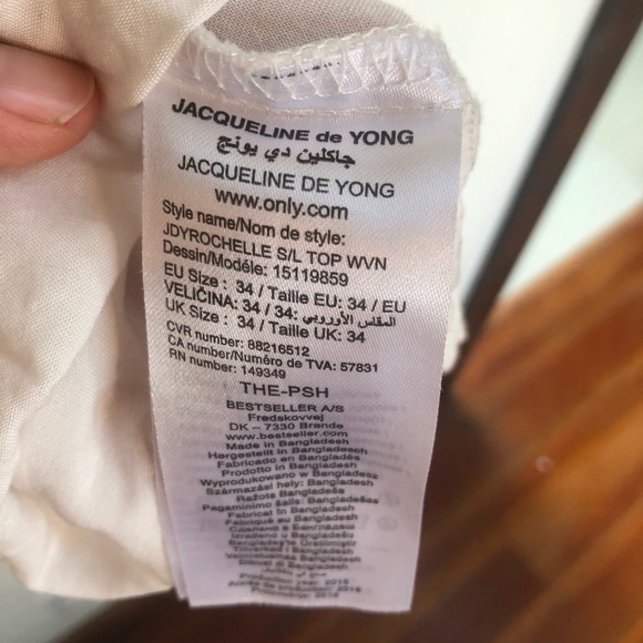 Jacqueline de Yong white blouse - Picture 4 of 5